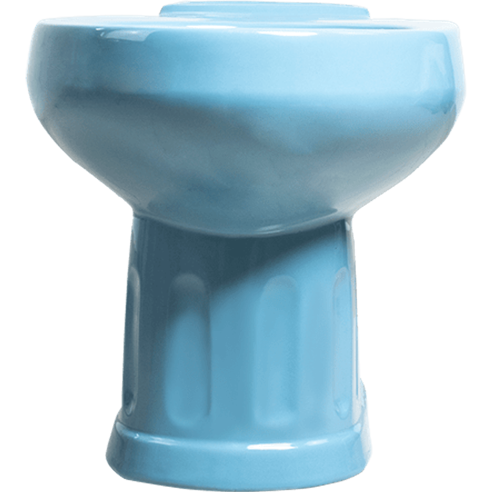 Taza De Baño Azul Taza Para Sanitario Oxford Alargado Azul Holanda - Ceramat