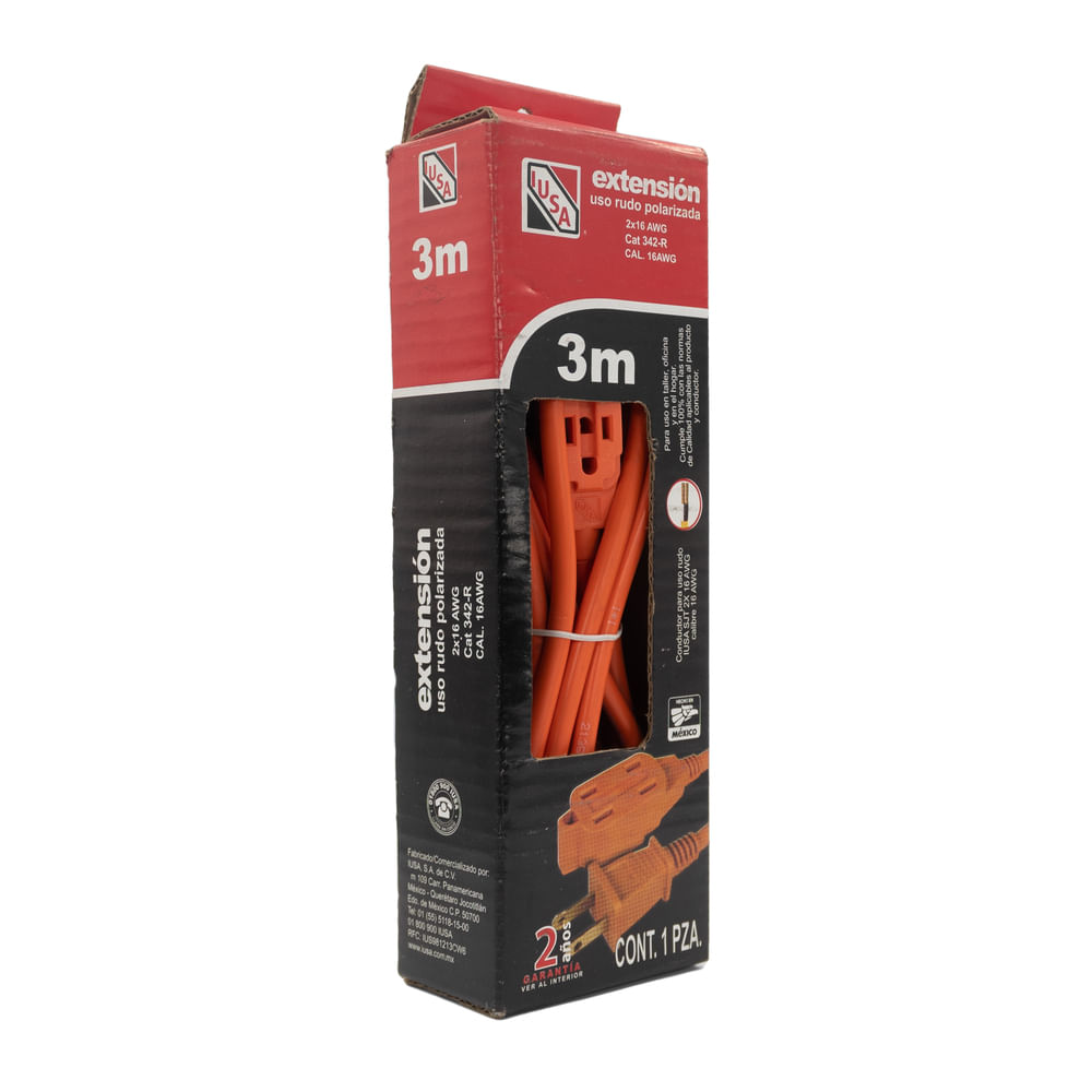 EXTENSION USO RUDO 2x16 3 MTS IUSA Ceramat