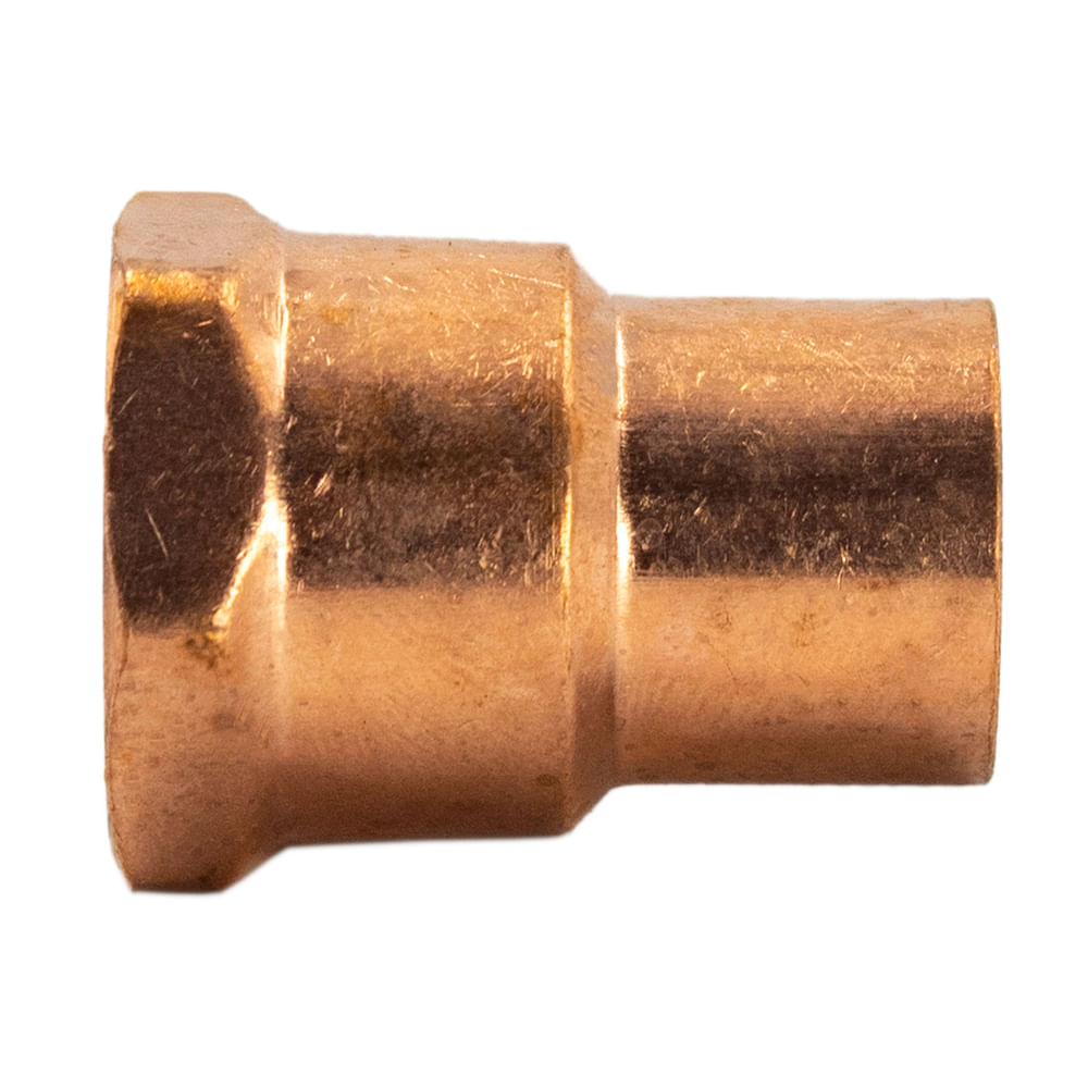 CONECTOR COBRE ROSCA INTERIOR 1/2 CONECTOR COBRE ROSCA INTERIOR 1/2